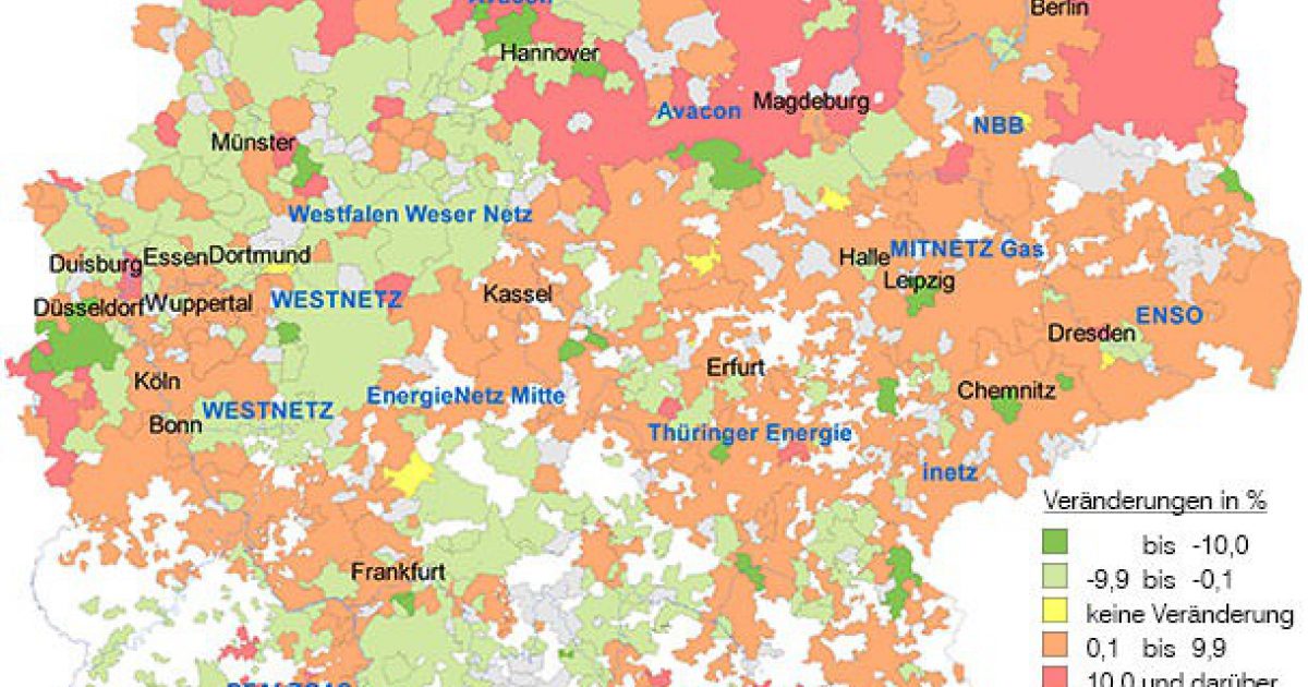 Avacon Netzentgelte Gas 2021